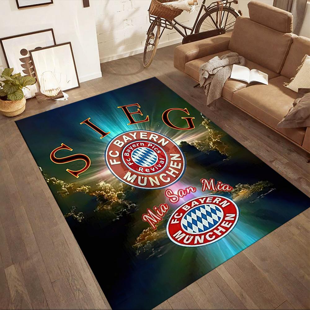 Bayern Munich Carpet Perfect for Bedrooms Kitchen Living Rooms Dormitory Antislip Carpet Decorate Offices Gift for Festivals