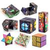Export Variety Magnetic Rubik'S Cube 3D Stereo Variety Infinite Rubik'S Cube Starry Sky Decompression 2-In-1 Rubik'S Cube Toy
