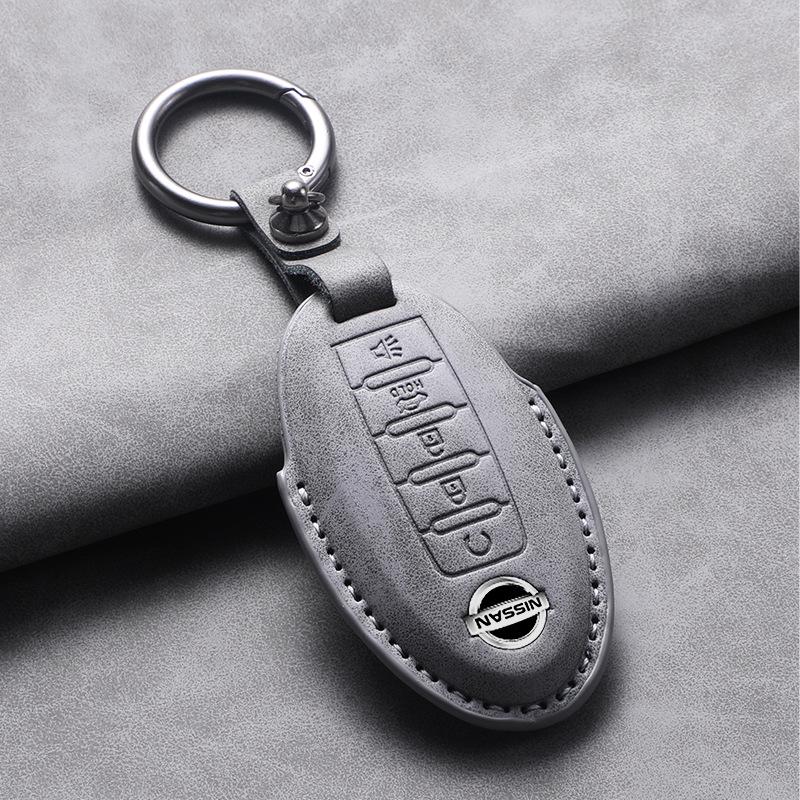 Nissan Suede Key Holder for Sylphy, Qashqai, X-Trail, Bluebird, Terra, Teana