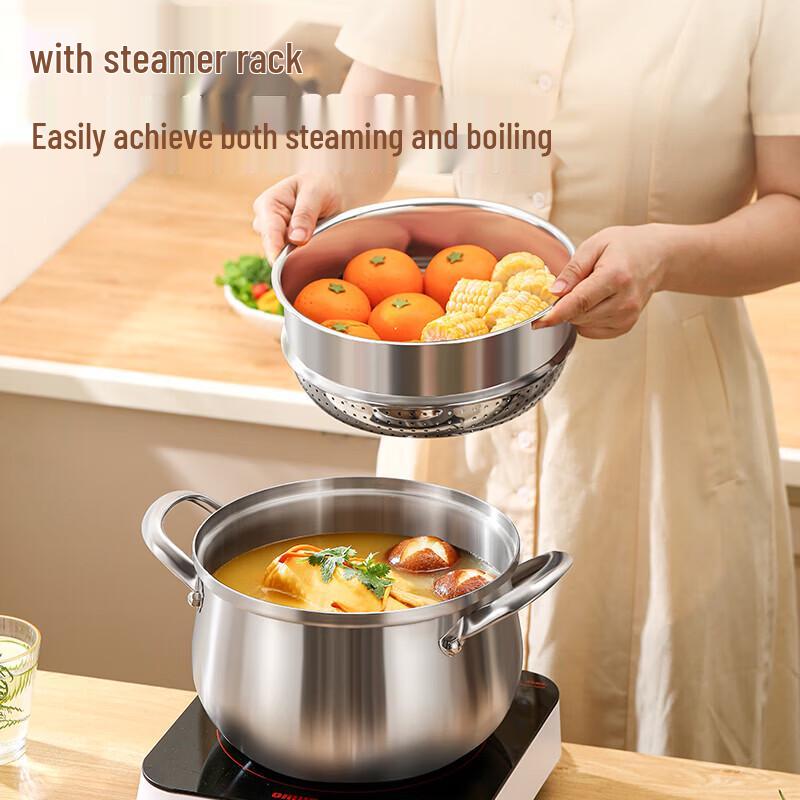 Oumeida 316 Stainless Steel Soup & Stew Pot