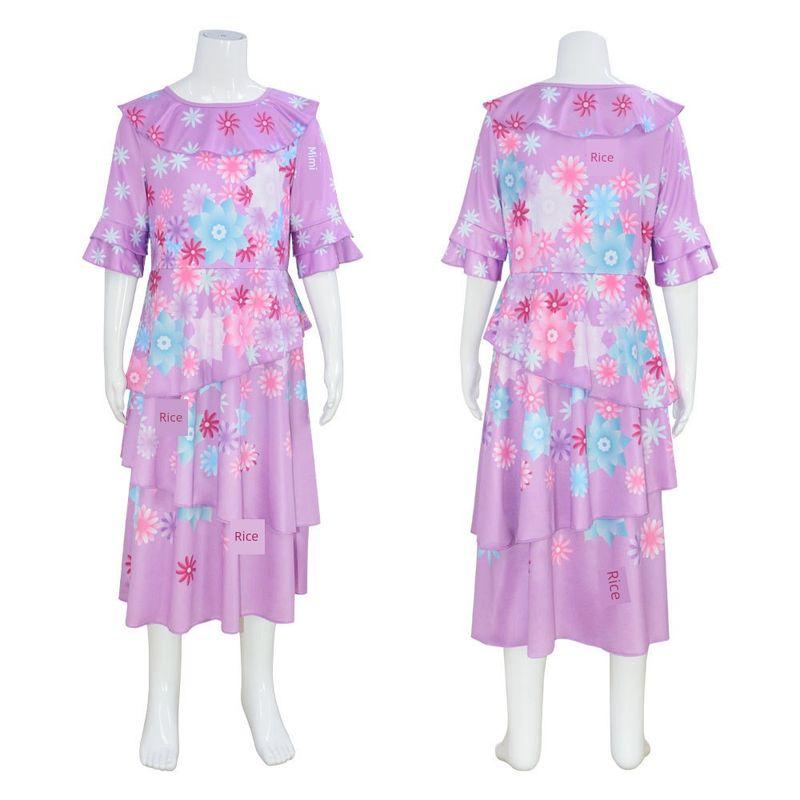 Magic Full House Cosplay Costume Mirabel Isabella Princess Dress Camilo Brulo Cape in Stock Isabella Knitted Skirt (with Garland) Children 150
