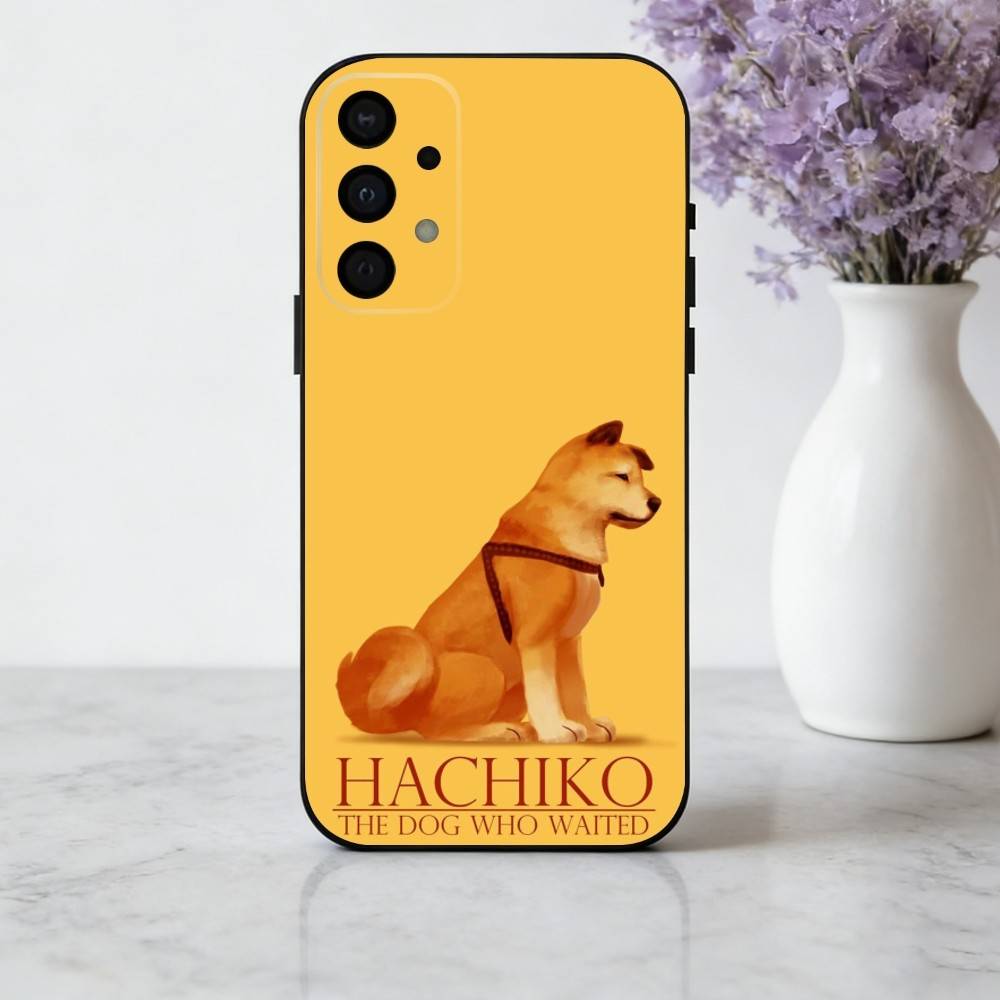 H-Hachi A D-Dog's T-Tale Film  phone Case For Samsung Galaxy A73,A72,A71,A70,A53,A52,A51,Others Soft Black Shell