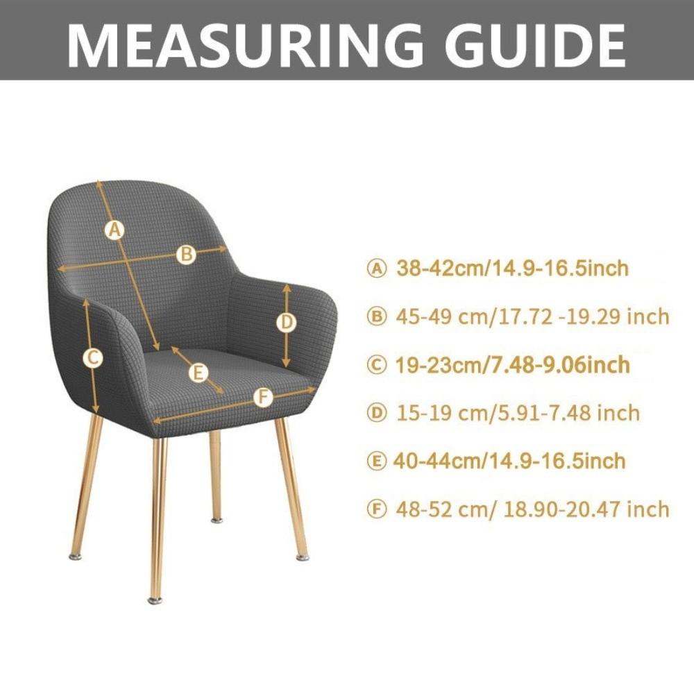 Anti-Scratch Design Dining Chair Slipcover Stretch Fabric Curved Chair Cover  For Kitchen Chairs