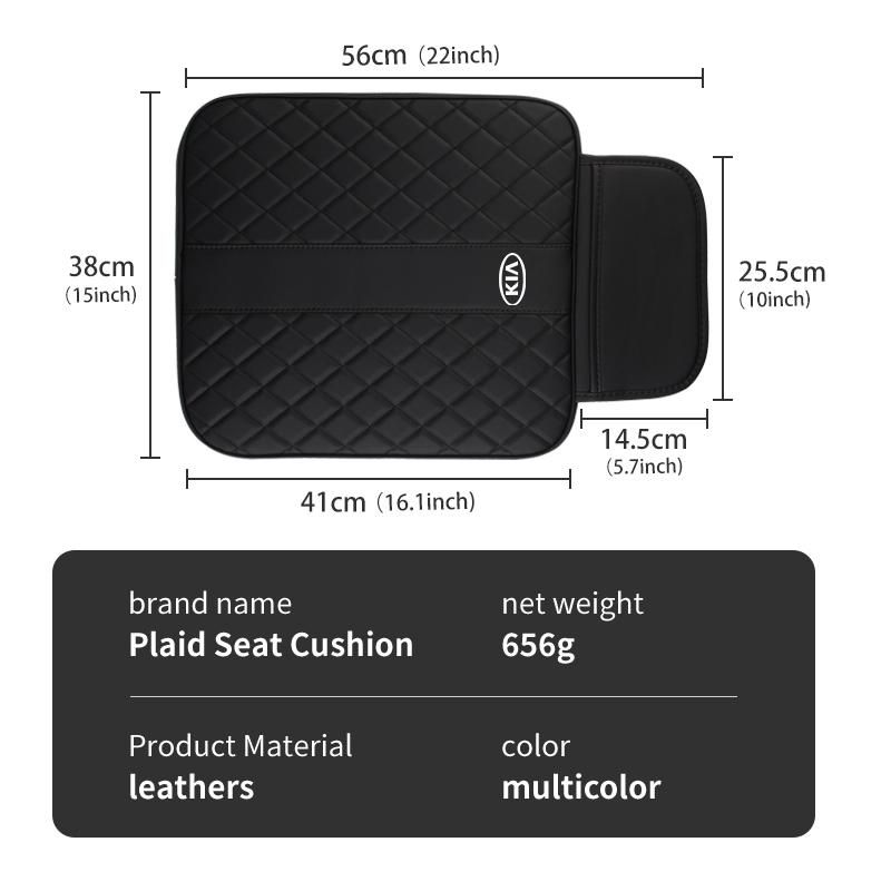 AABIU1 Car Seat Cover Leather Non-slide Protector Pad Accessories For KIA K5 K2 Rio Optima Sportage Venga Sorento Stonic Forte