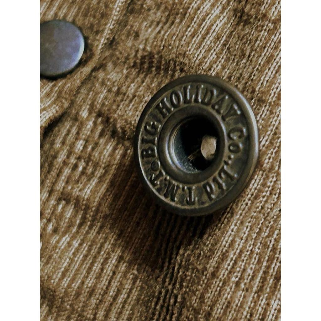 Used TMT BIGHOLIDAY Trucker Jacket S Corduroy Brown Old Clothes