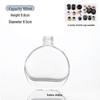 Transparent Glass Aromatherapy Bottle - Large Belly Design for Home or Office
