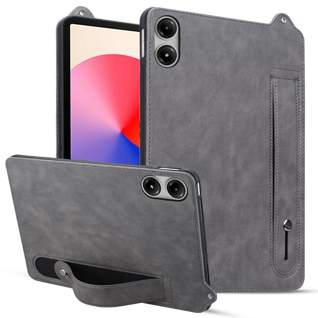 For Xiaomi Poco Pad M1 Case Hand Strap Kickstand Leather Tablet Cover