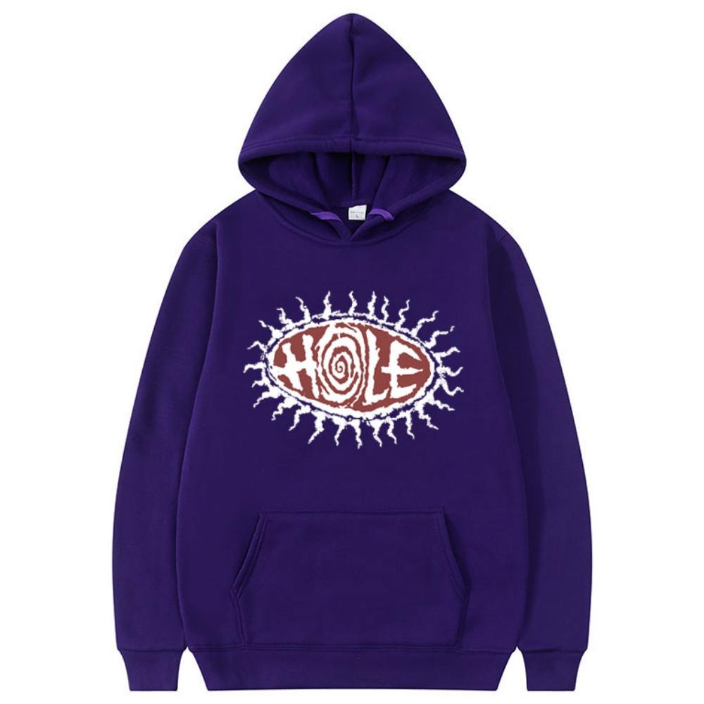 Felpa con cappuccio grafica Courtney Love Limited Hole Uomo Donna Gotico Vintage Oversize Unisex Felpe Rock Alternativo