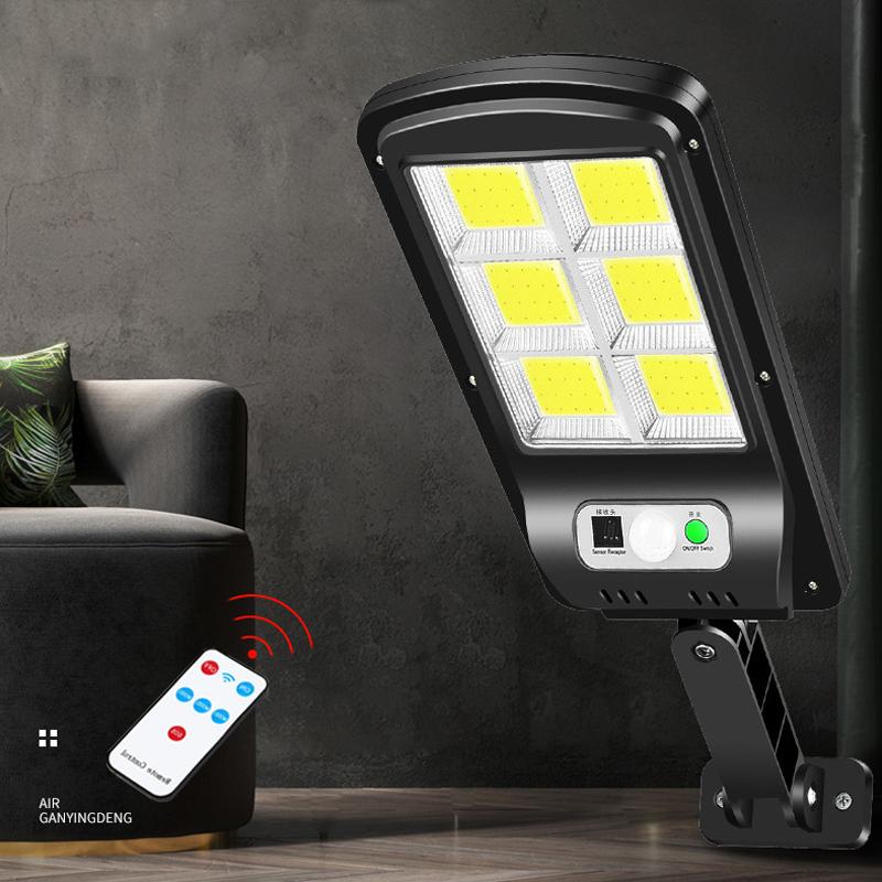Luz de Calle Solar Lámpara de Pared Exterior Impermeable Sensor de Movimiento PIR Ahorro de Energía Luz Jardín Patio Porche Iluminación de Garaje
