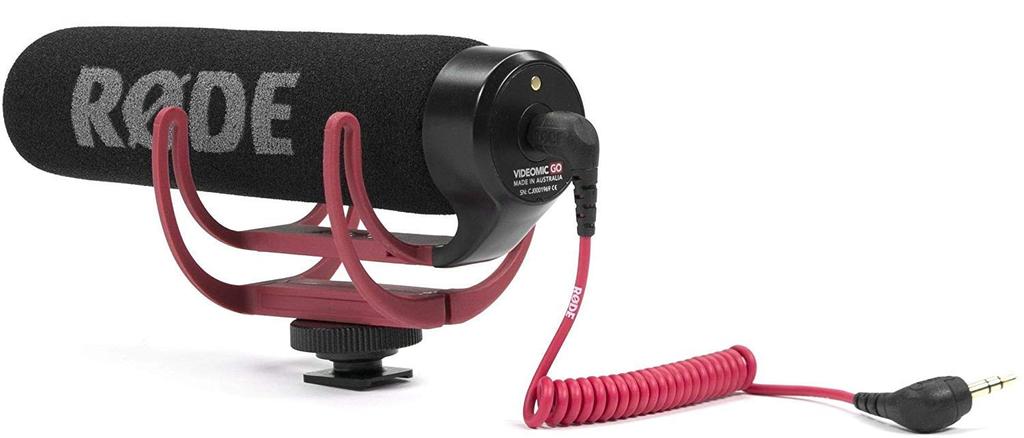 Rode VideoMic Go, Lightweight On-Camera Microphone (VMGO) - Bundle