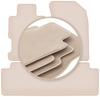 PREMIUM Beige Floor Mats For: Honda Civic VII Sedan 2001-2005
