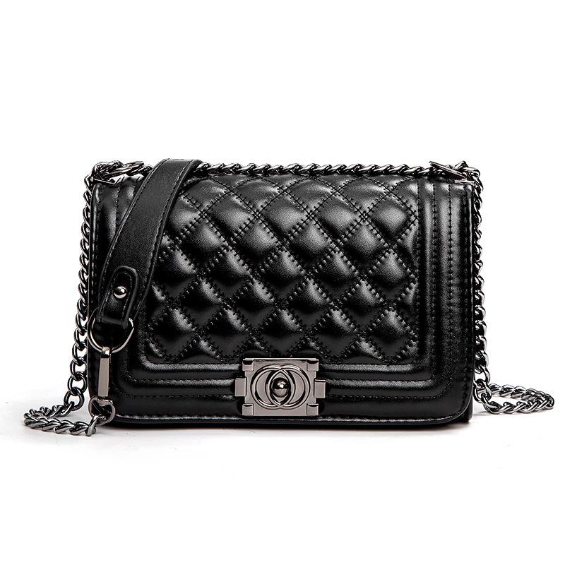 Módní kabelka s diamantovým řetízkem pro ženy Nová retro snadno kombinovatelná dívčí malá čtvercová kabelka přes rameno diagonální kabelka pro horkou maminku