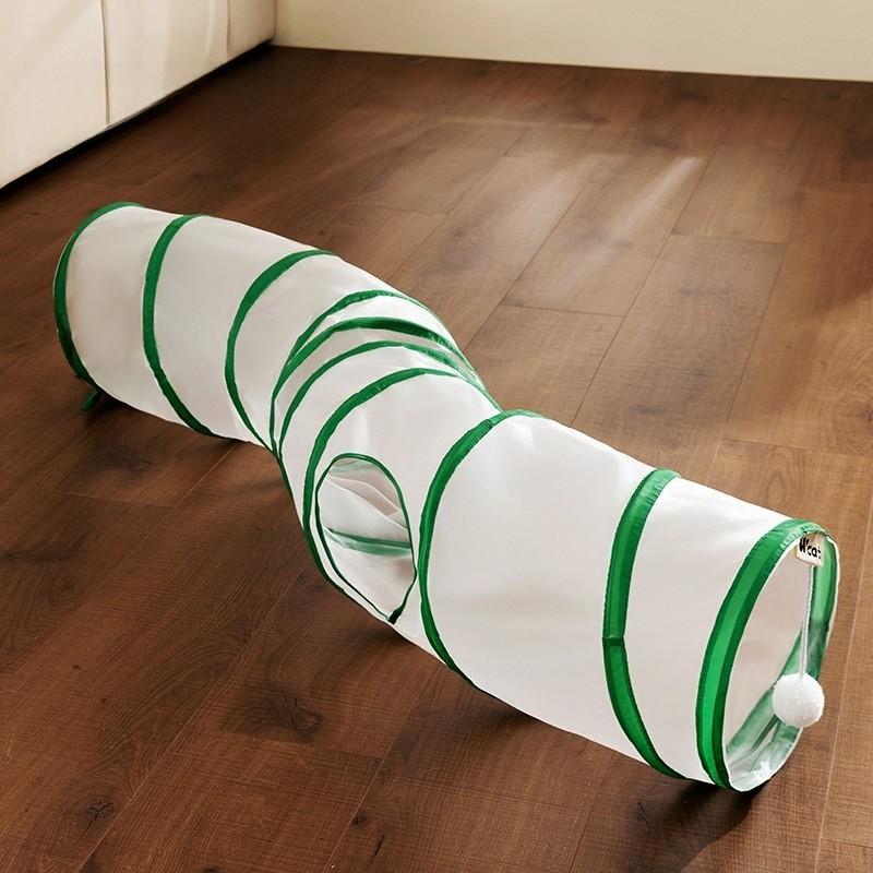Cat Play Tunnel With Collapsible Structure For Enrichment And Exercise