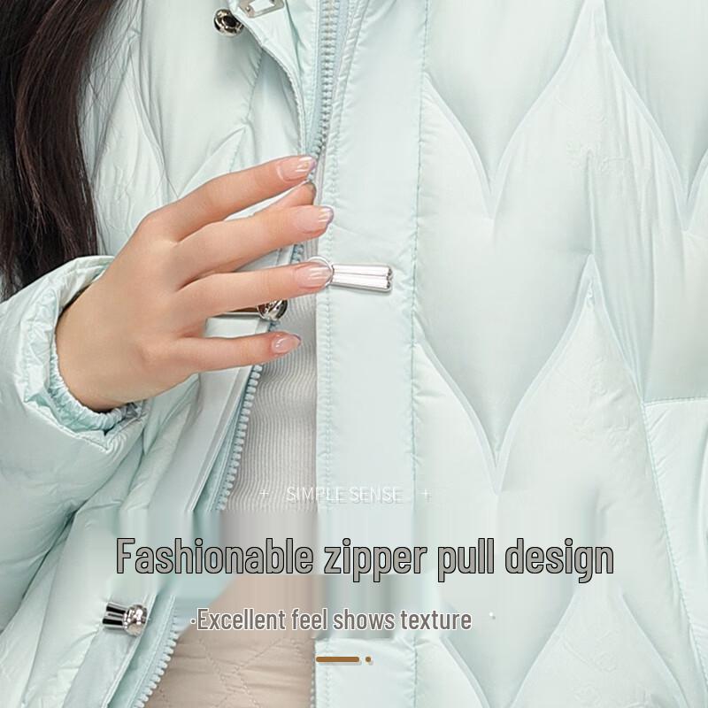 XueZhongFei Women's New Chinese Style Stand Collar Down Jacket