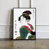 Poster Japanese Graphics Geisha