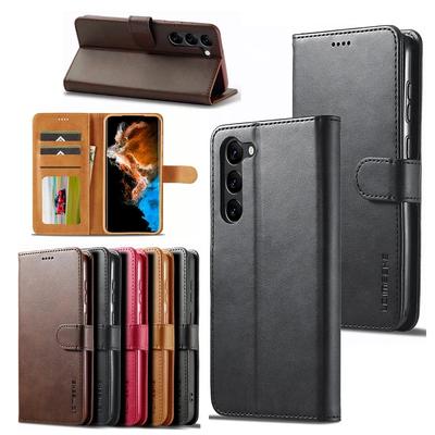 Leder Geldbörse Handyhülle Magnetische Klapphülle Kartenfach Für Samsung Galaxy S25 S23 Ultra S24 S22 Plus S21 FE A34 A54 A55 A14 A15