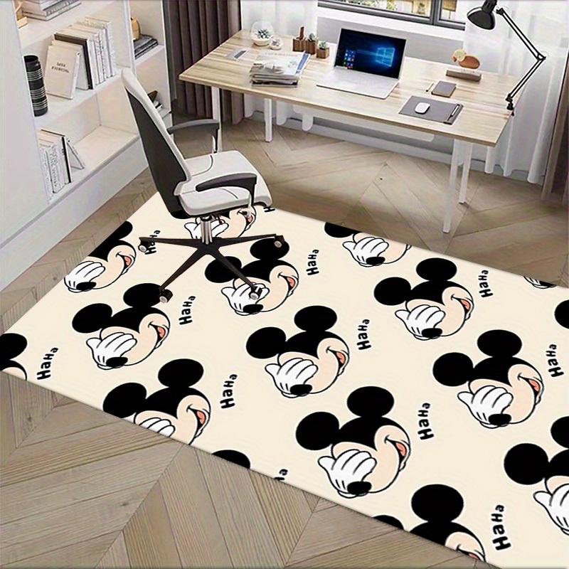 Mickey Mouse,Laughing,Pattern Office Carpet Soft Polyester Entrance Carpet Washable Non-slip Machine Washable Indoor Carpet Living Room Bedr
