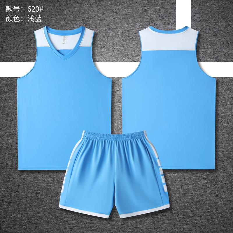 New American basketball jersey set Summer camp adult children's quick-drying jersey Game training basketball jersey