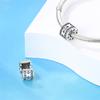 Silver Clasp 925 Silver Pave Clip Charms Colored Beads Stopper Safety Chain Fit Original Bangle Bracelet Jewelry Clip