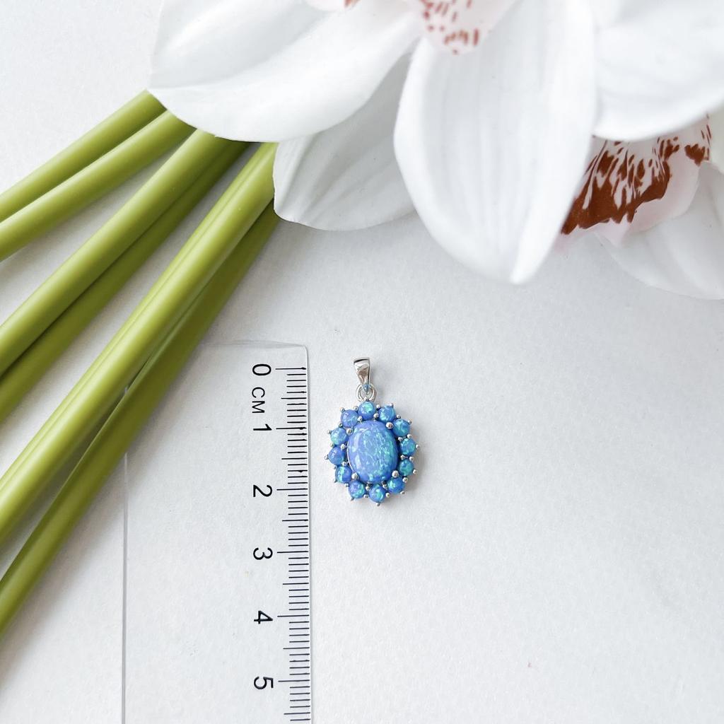 Серебряная подвеска с опалом 2.15ct (2151869)