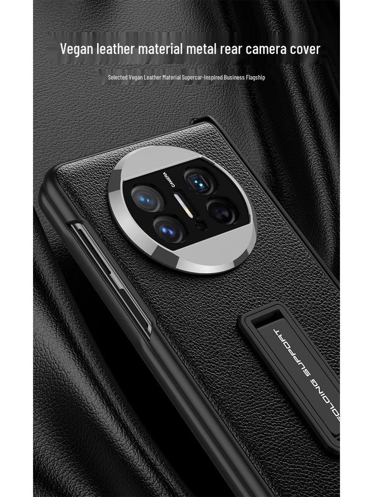 Huawei MateX3 Full Coverage Leather Hard Shell Case - Simple, Durable, Anti-Fall Design