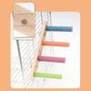 Grinding Claws Bird Wood Ladder Sturdy Parrot Climbing Rack Bird Perch Stand Toy  Perch Shelf