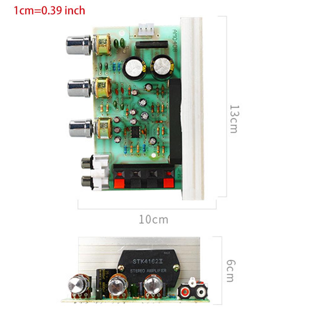 DX-0408 Digital Power Amplifier Board Speaker Stereo Home Module Audio STK4102/4122/4112/4132/4182