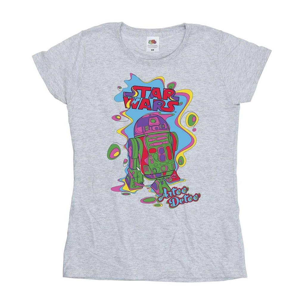 Star Wars Womens/Ladies R2D2 Pop Art Cotton T-Shirt
