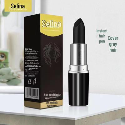 Serinfanner Temporary Hair Dye Stick - Brown/Black Instant Coverage for Gray Roots