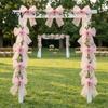 Chic Mesh Bows for Home Atmosphere Tulle Bow Christmas Tree Decoration, Pre-tied Gauze Sturdy Ribbon Wreath Decor Xmas Tree, Wreath, Garland, Cabinet,