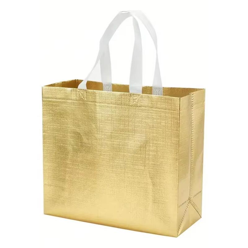 

2PCS Waterproof Handbag Reusable Gifts Tote Grocery Shopping Bags Apply To Bridesmaids Birthday Party Wedding Party Supplies Waterproof