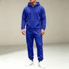 Men's Pullover Hoodie Sweatshirt Athletic Track Suit Set for Sports, Workout and Casual Wear