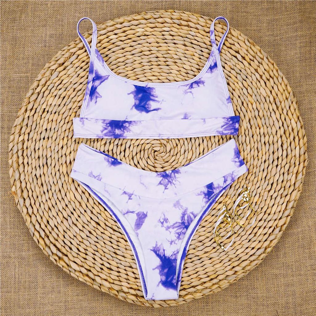 11 barev sexy tištěné bikiny s kravatou dámské plavky dámské plavky souprava bikin plavky plavky