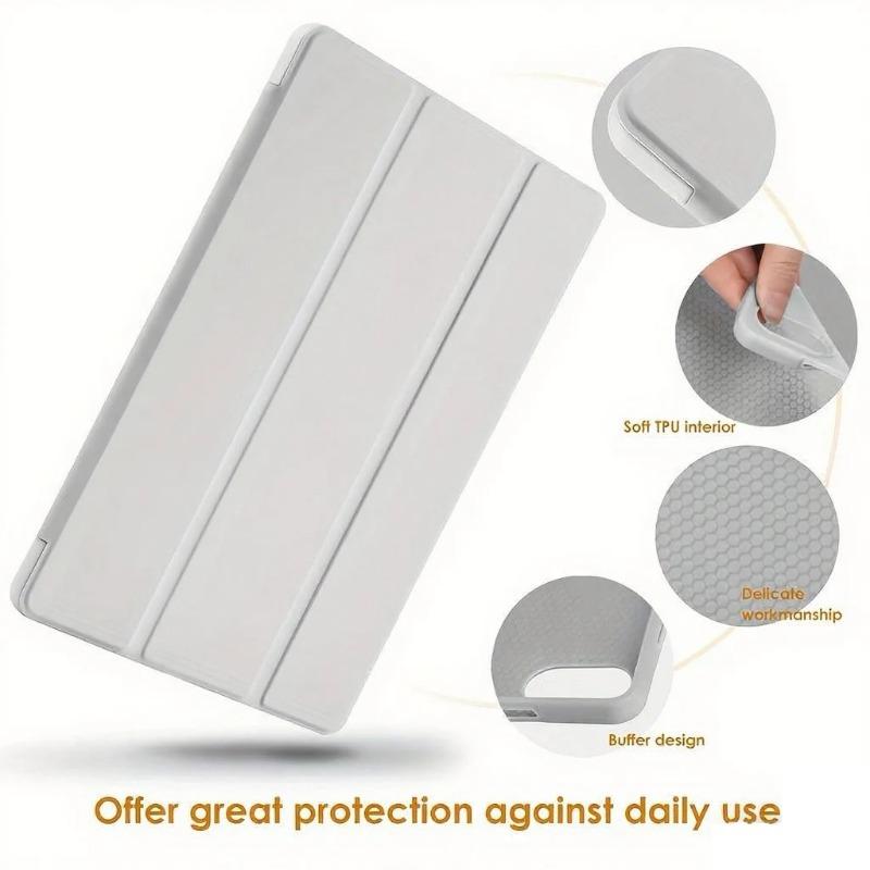 For Redmi Pad 2 Pro Case 12.1inch Magnetic Flip Cover Tri-Fold Stand PU Back Cover Tablet Cases Auto Sleep/Wake