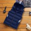 Big Brand Men's Hooded Cotton Jacket - Affordable, Warm, Slim Fit Vest for Autumn/Winter, Plus Size Available