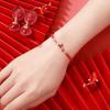 2Pcs Fancy Carp String Bracelets Adjustable Good Luck Red Rope Bracelets Fancy Carp Link Charm Bracelets for Couple Friendship