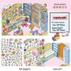 Infeel.Me My Little House 3D Scenery Stickers - Miniature Two-Layer Quiet Book Series