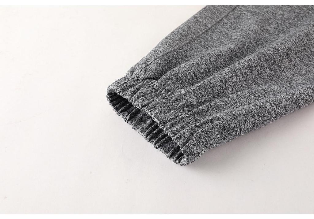 Men's Quick-Dry Ice-Feeling Running Pants, Tapered Fit for Outdoor Fitness, Solid Color, Summer 2024 Collection.