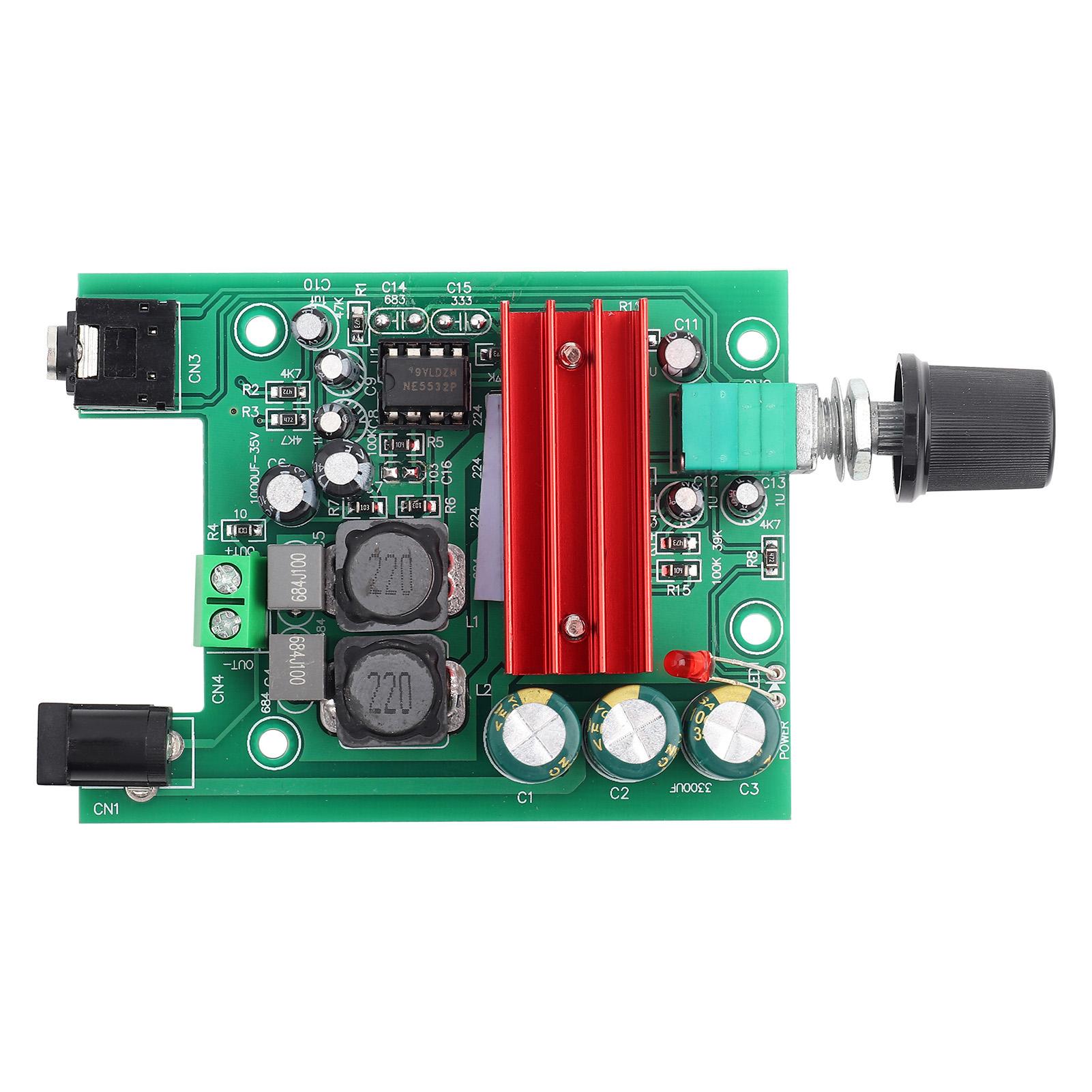 

TPA3116 D2 8-25VDC 100W Mono Power Subwoofer Digital Amplifier Board Module with NE5532 OPAMP
