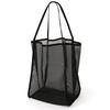 1Pc Transparent Mesh Shoulder Bag Is Fashionable Lightweight Travel Large Capacity Shopping Bag CLE