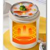 600ML Electric Heating Lunch Box USB Powered Portable Picnic Milk Drink Food Heater Stainless Steel Food Insulation Container