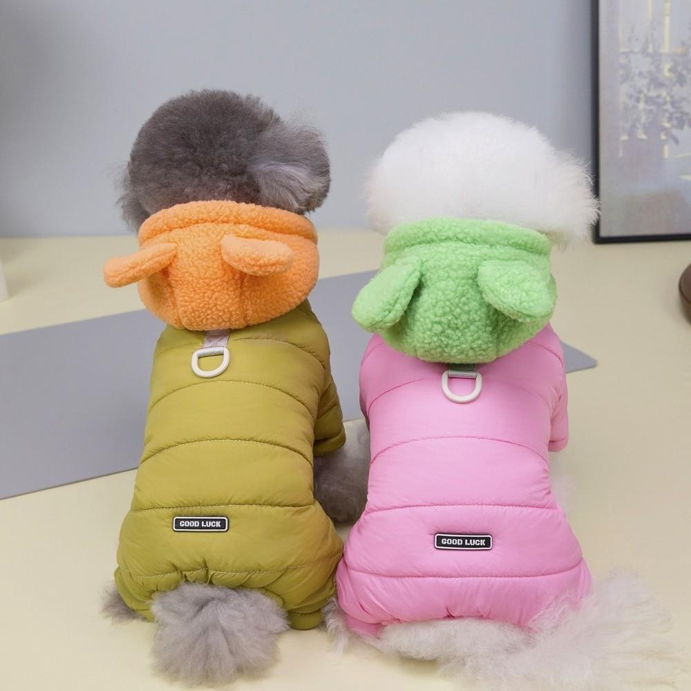 With Hooded Winter Dog Jumpsuit Waterproof Dog Winter Clothes Pet Winter Wear