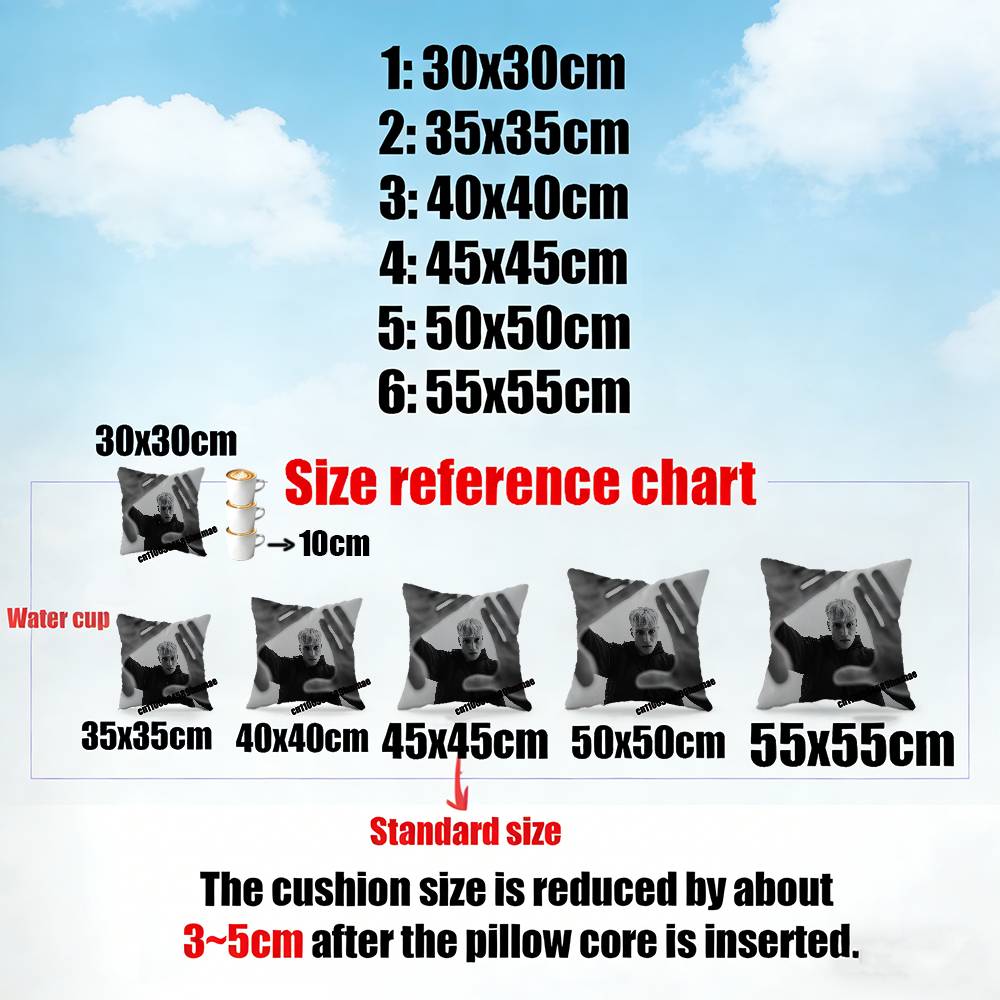 For Singer K-Kidd Voodoo Satirologia Throw Pillow Case Sham 45X45Cm 35X35Cm Square Home Pillowcase Cushion Cover