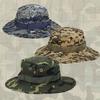 Sun Hat Snap Closure Wide Brim Multipurpose Camouflage Bucket Boonie Hat for Hunting