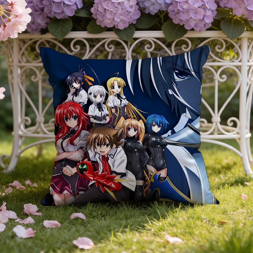 H-High School DxD Cushion Cover Home & Car Dual-Scene Pillow Cover: Reversible for Premium Comfort