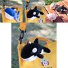 Cute Shark Blue Whale Orcinus Orca Plush Doll Pendant Wallet For Kids And Collectors
