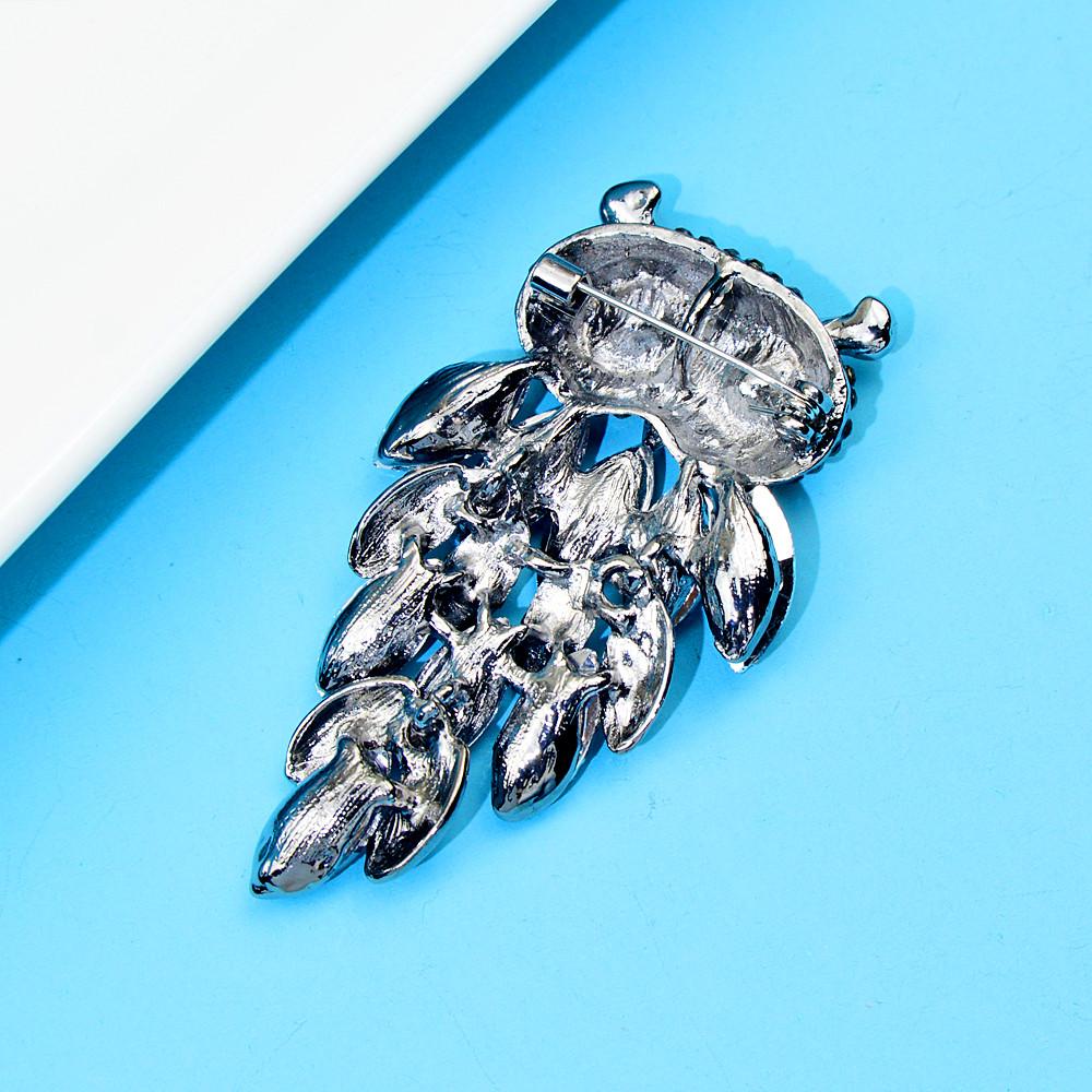 Rhinestone Owl Brooches For Women Fashion Animal Pin 2 Colors Available Coat Sweater Jewelry High Quality New