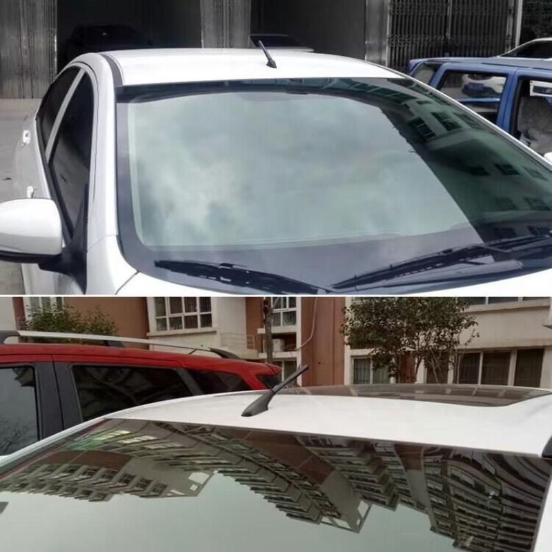 1 Set Universal Long Short Auto Roof Carbon Fiber Radio Aerial Accessories Enhanced Signal Tools Car Roof Antenna