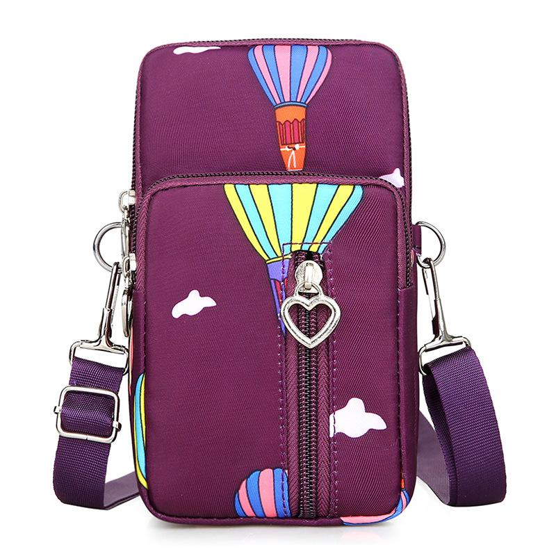 Large Screen Portable Mobile Phone Bag Spring and Summer Mini Small Bag Female Messenger Bag Mobile Phone Bag Change Bag Neck Cloth Bag