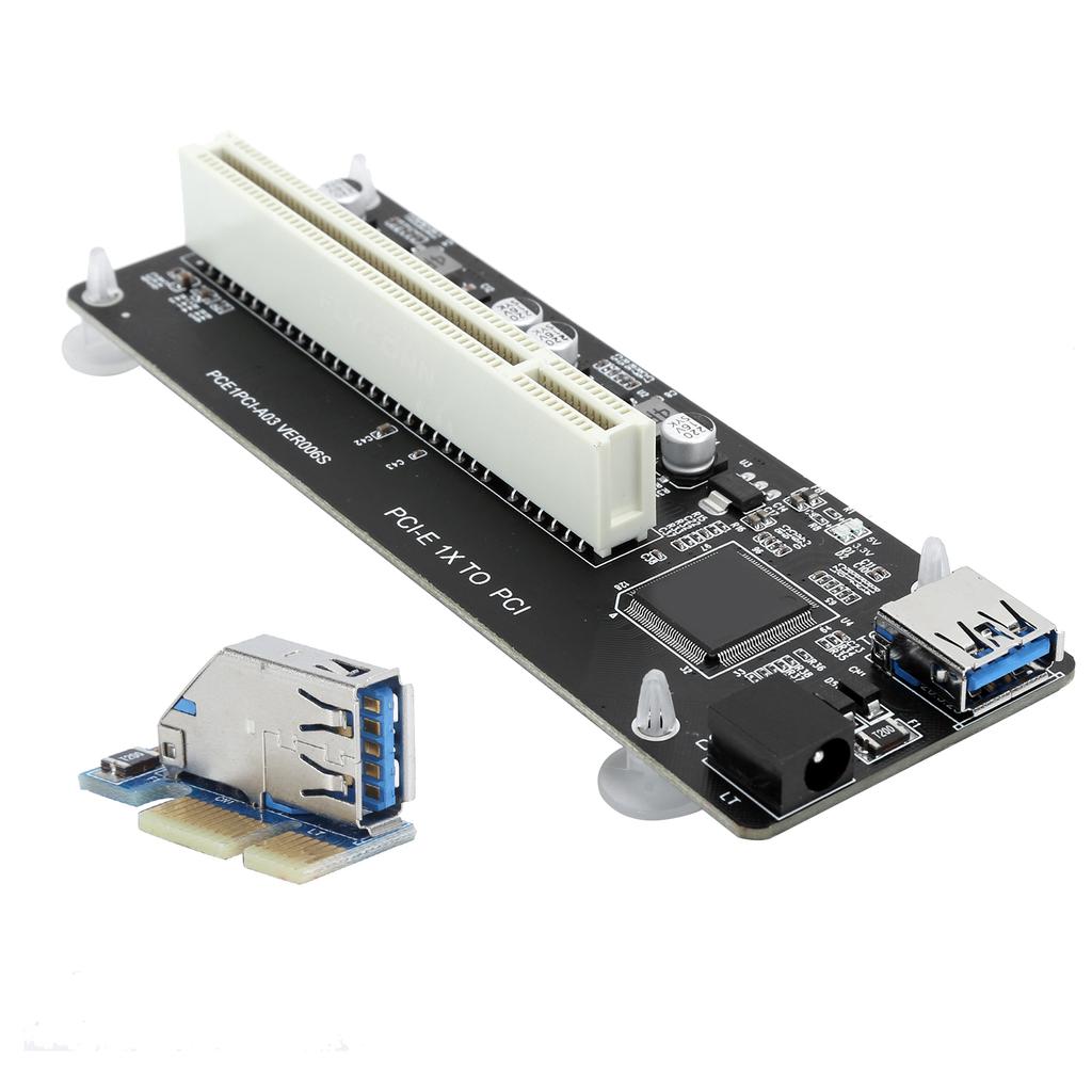 Rozšiřující karta PCIE na duální PCI s pryskyřičným riserem a 0,6m propojovacím kabelem